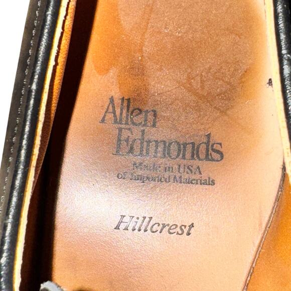 Allen Edmonds Hillcrest Oxfords Men\'s Size 10 C Black Leather Bicycle Toe Shoes main image 2